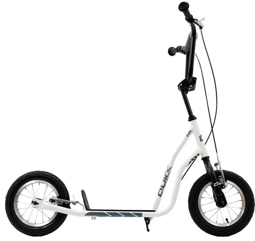 QuickSport Dibe 12 "+ 12" white - Scooter - Main image