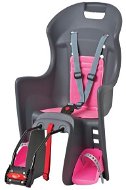 Polisport Boodie sivo-ružová - Detská sedačka na bicykel