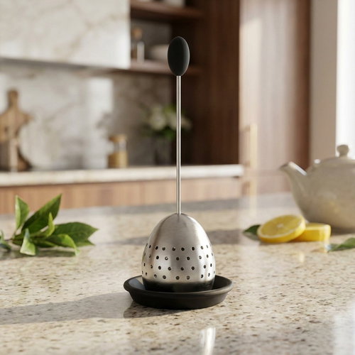 Weis 40mm black - Tea Strainer - Main image