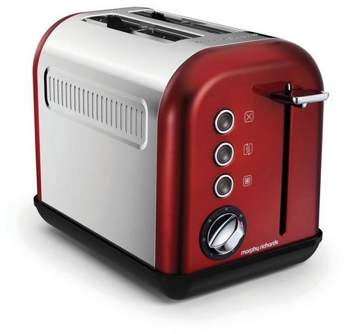 Morphy Richards Accents Red 2S - Toaster - Main image