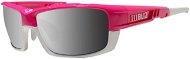 Bliz Tracker Pink/White Smoke w Silver Mirror - Cycling Glasses
