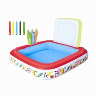 Inflatable and drawing pool - 132x132x81 cm - Inflatable Pool