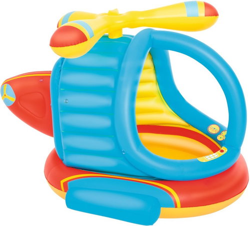Basket Helicopter with balls - Inflatable Toy - Main image