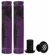 Bestial Wolf Mixed Grips, Purple - Bicycle Grips