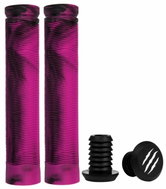 Bestial Wolf Mixed Grips, Pink - Bicycle Grips