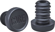 Core end caps black for aluminium handlebars - Spare Part