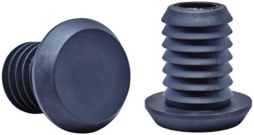 Dial end caps 911 black for aluminium handlebars - Spare Part - Main image