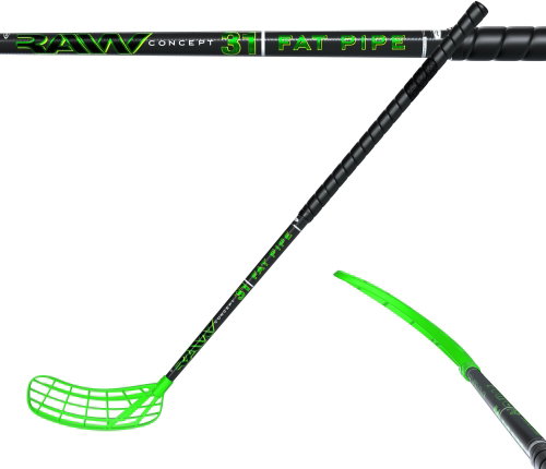 Fat Pipe Raw Concept 31 Speed 82 cm levá - Floorball Stick - Main image