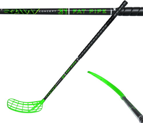 Fat Pipe Raw Concept 31 Speed 87 cm pravá - Floorball Stick - Main image