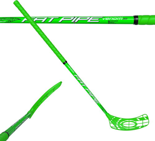 Fat Pipe Venom 33 Lime Ltd. 85 cm pravá - Floorball Stick - Main image