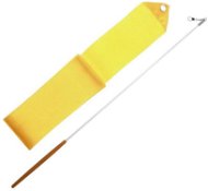 EFFEA Gymnastická stuha + tyčka - žlutá - Gymnastic Ribbon