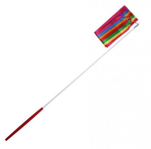 EFFEA Gymnastic ribbon + bar junior mix of colours - Gymnastic Ribbon - Main image