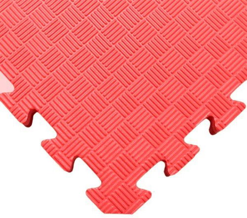 SEDCO One-colour fitness mat 100 × 100 × 1.3 cm red - Tatami - Main image