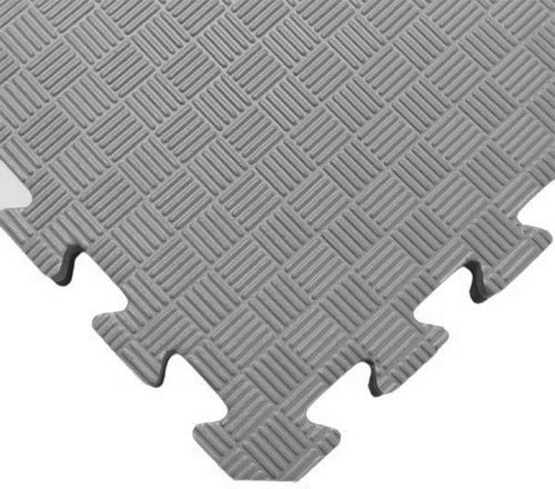 SEDCO One-colour fitness mat 100 × 100 × 1.3 cm grey - Tatami - Main image