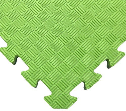 SEDCO One-colour fitness mat 100 × 100 × 1.3 cm green - Tatami - Main image