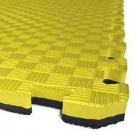 SEDCO Taekwondo mat 100 × 100 × 2.0 cm black-yellow - Tatami