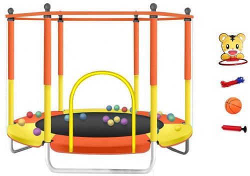 Sedco Children's trampoline KIDS NT 140 cm, orange - Trampoline - Main image
