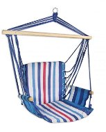 Hanging Chair Sedco relax rocking chair 103×56 cm white/blue - Závěsné křeslo