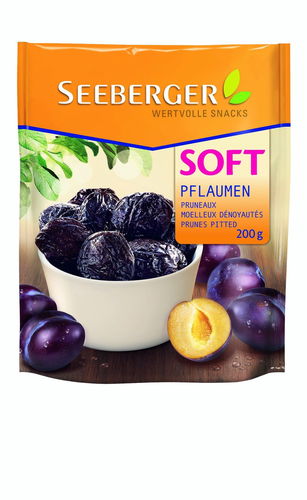 Seeberger Plums Pitted 200g