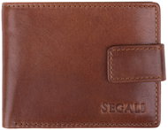 SEGALI Men's leather wallet 1287, tan - Wallet