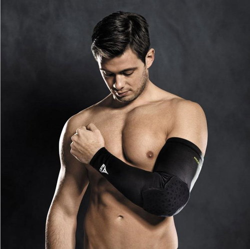 Select Compression elbow support long 6652 black, sized 6652. L - Elbow Pads - Main image