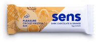 SENS Pleasure Protein tyčinka s cvrčiou múkou, 40 g, tmavá čokoláda & pomaranč - Proteínová tyčinka