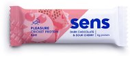 SENS Pleasure Protein tyčinka s cvrčou múkou, 40 g, tmavá čokoláda & višňa - Proteínová tyčinka