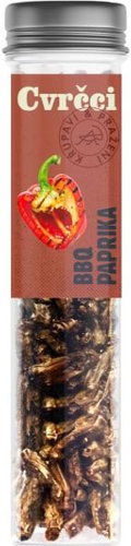 SENS Crispy & roasted crickets 20g - BBQ Paprika - Dried Insects - Main image