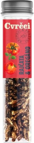 SENS Crispy & roasted crickets 20g - Tomato & Oregano - Dried Insects - Main image