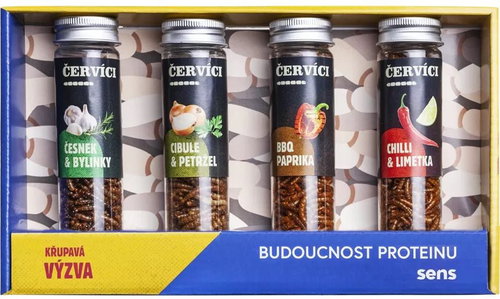 SENS Spice worms - Gift set of 4 flavours - Dried Insects - Main image