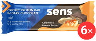 SENS Cricket Protein Dark Chocolate 6 x 60g, caramel & peanut butter - Protein Bar