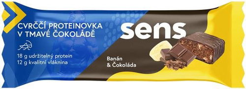 SENS Cricket Dark Chocolate Protein 60g, banana & chocolate - Protein Bar - Main image