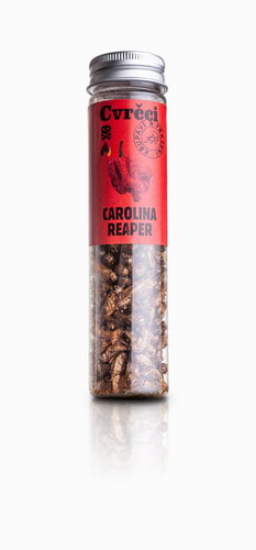 SENS Hot crispy & roasted crickets - Carolina Reaper 20 g - Dried Insects - Main image