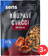 SENS Křupaví & pražení cvrčci - BBQ Paprika 3 x 16 g - Zdravé chipsy