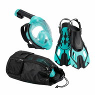 Agama Set TRAVEL, L / XL Lenny, L / XL Snorkel Plus - aqua - Kit