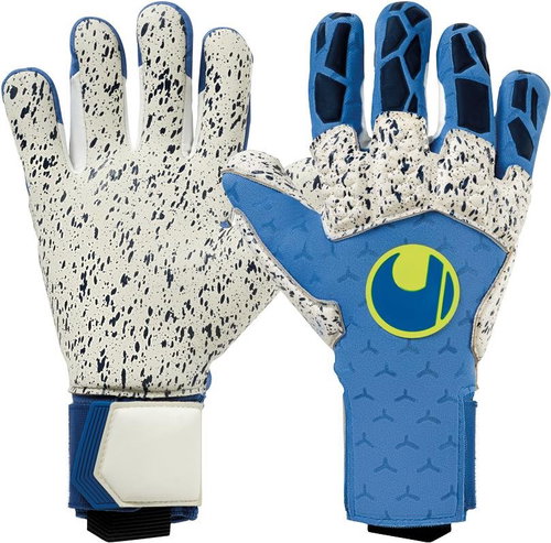 Uhlsport HYPERACT Supergrip+ Reflex modrá UK 10,5 - Brankářské rukavice - Main image