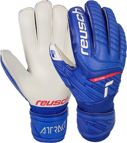 Reusch Attrakt Grip Blue/White - Goalkeeper Gloves - Main image