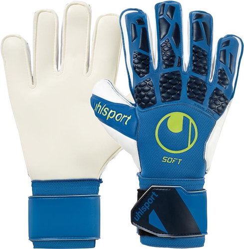 Uhlsport HYPERACT Soft Pro blue UK 6 - Goalkeeper Gloves - Main image