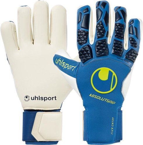 Uhlsport HYPERACT Absolutgrip HN modrá UK 11 - Brankářské rukavice - Main image