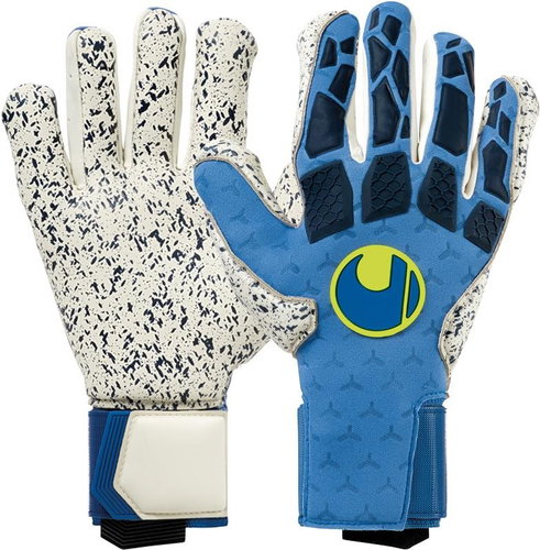 Uhlsport HYPERACT Supergrip+ HN modrá UK 10 - Brankářské rukavice - Main image