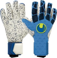 Uhlsport HYPERACT Supergrip+ Finger Surround modrá UK 8,5 - Brankářské rukavice
