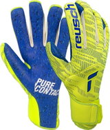 Reusch Pure Contact Fusion yellow/blue - Goalkeeper Gloves