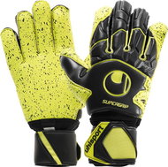 Uhlsport Supergrip Flex Frame Carbon černá/žlutá UK 9,5 - Brankářské rukavice