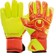 Uhlsport Dynamic Impulse Absolutgrip Finger Surround oranžová/žlutá/černá UK 7 - Brankářské rukavice