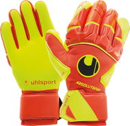Uhlsport Dynamic Impulse Absolutgrip Reflex oranžová/žlutá/černá UK 7,5 - Brankářské rukavice