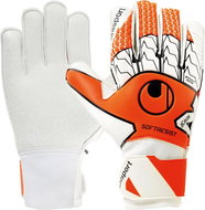 Uhlsport Soft Resist bílá/oranžová/černá UK 10 - Brankářské rukavice