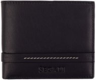 SEGALI Pánská peněženka kožená 1043 černá - Peňaženka