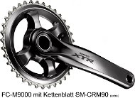 Shimano XTR FC-M9000Integrated Crankset, 1x11-Speed, 170mm, without Chainring,  without BB Cups, without Cover - Bike Crank