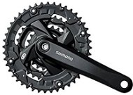Shimano ACERA FC-M371 4-Arm 3x9-Speed, 170mm, 44x32x22T, without Cover, Black - Bike Crank
