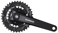 Shimano ALTUS FC-MT101 4-Arm 2x9-Speed, 170mm, 36x22T, Black, without Cover + 3mm Outboard - Bike Crank
